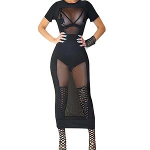 Bodycon mesh dress